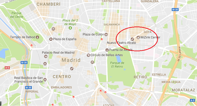 mapa-PARKING-PÚBLICO-EN-EL-CENTRO-DE-MADRID